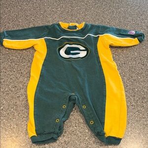 Y2k green bay packers football one piece